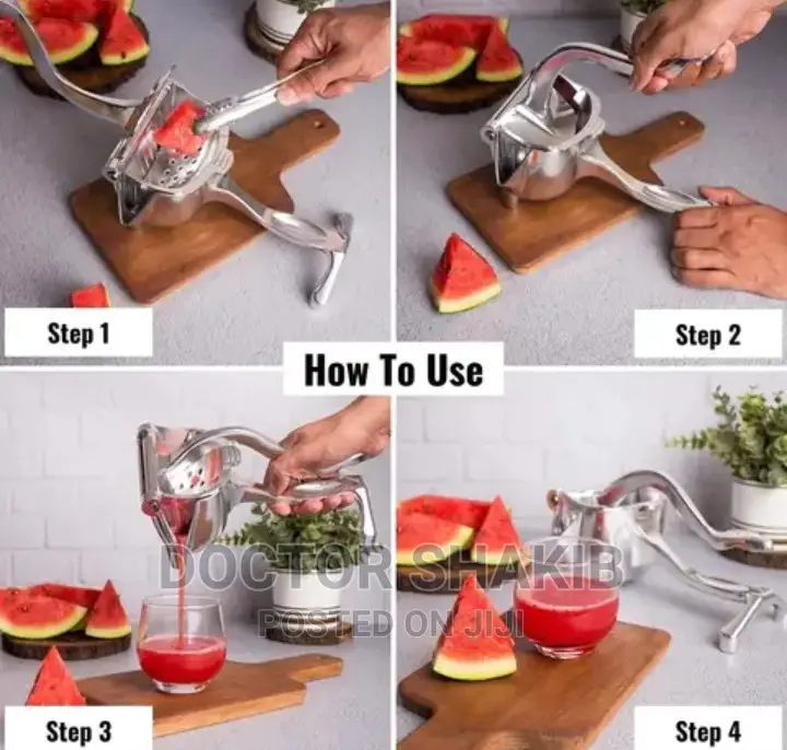 Aluminum Manual Fruit Juicer Machine