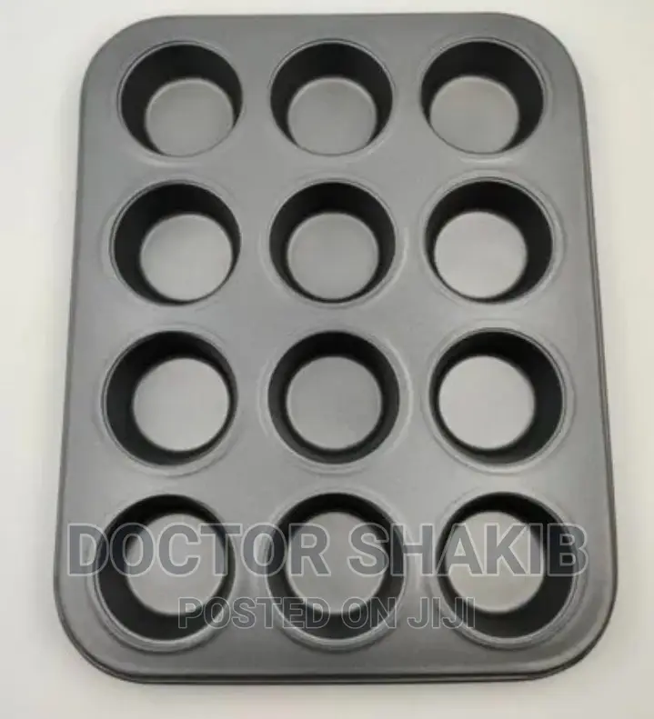 Nonstick Muffin Tray 12 Baking Cavities