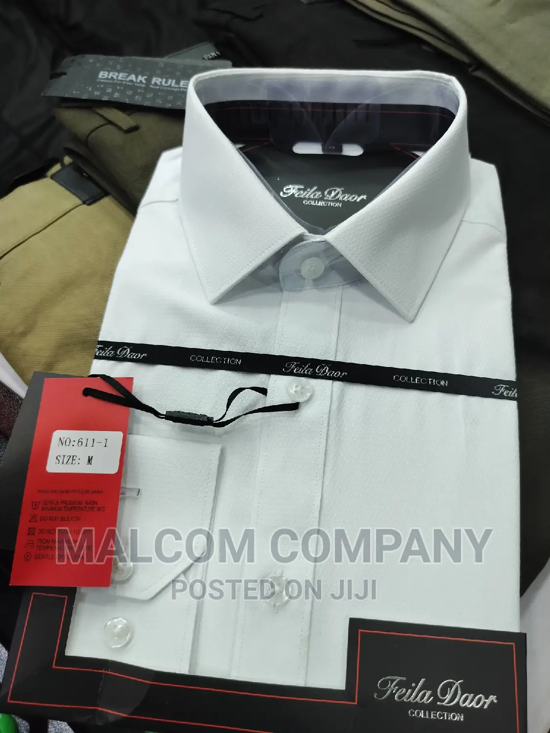 Men's White Shirts.
