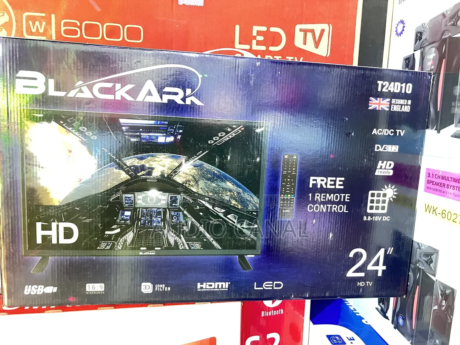 Black Ark 24” Digital Tv