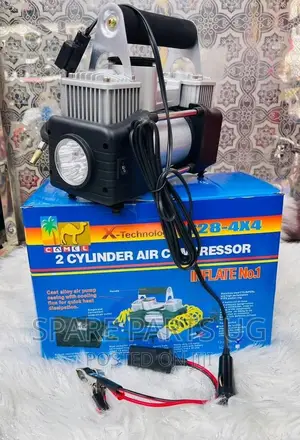 2 Cylinder Portable Car Air Compressor