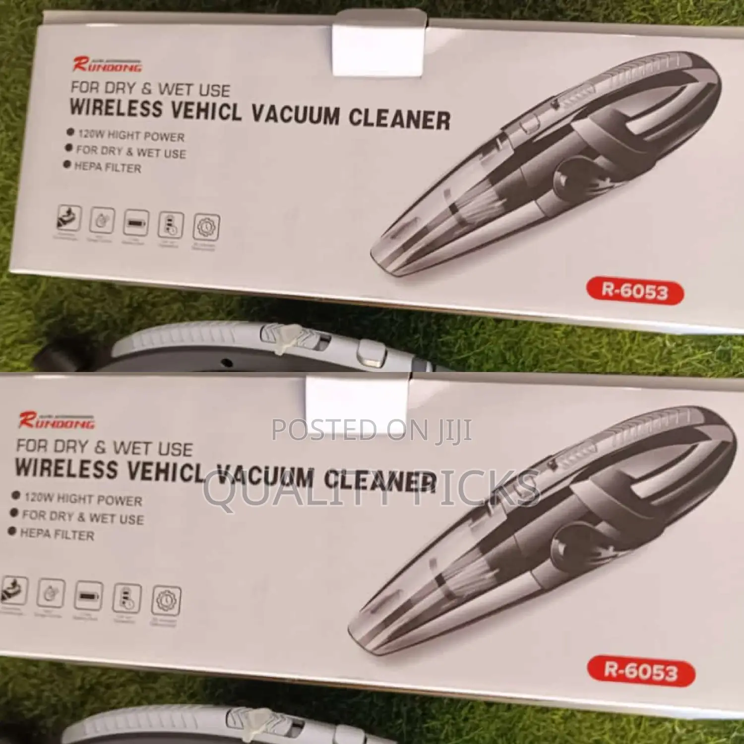Wireless Black Rechargeable Vaccum Cleaner