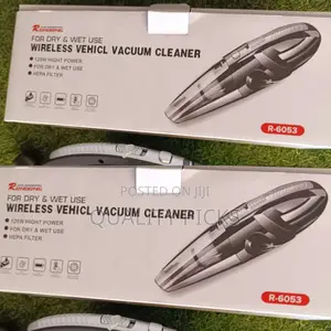 Wireless Black Rechargeable Vaccum Cleaner