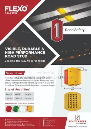 Road Stud for Road Safety and Partition