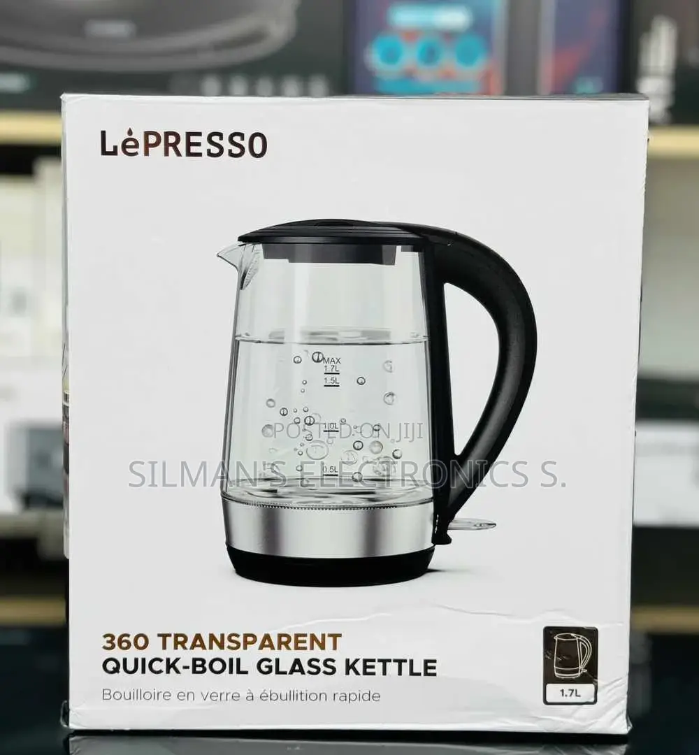 Lepresso Transparent Glass Kettle