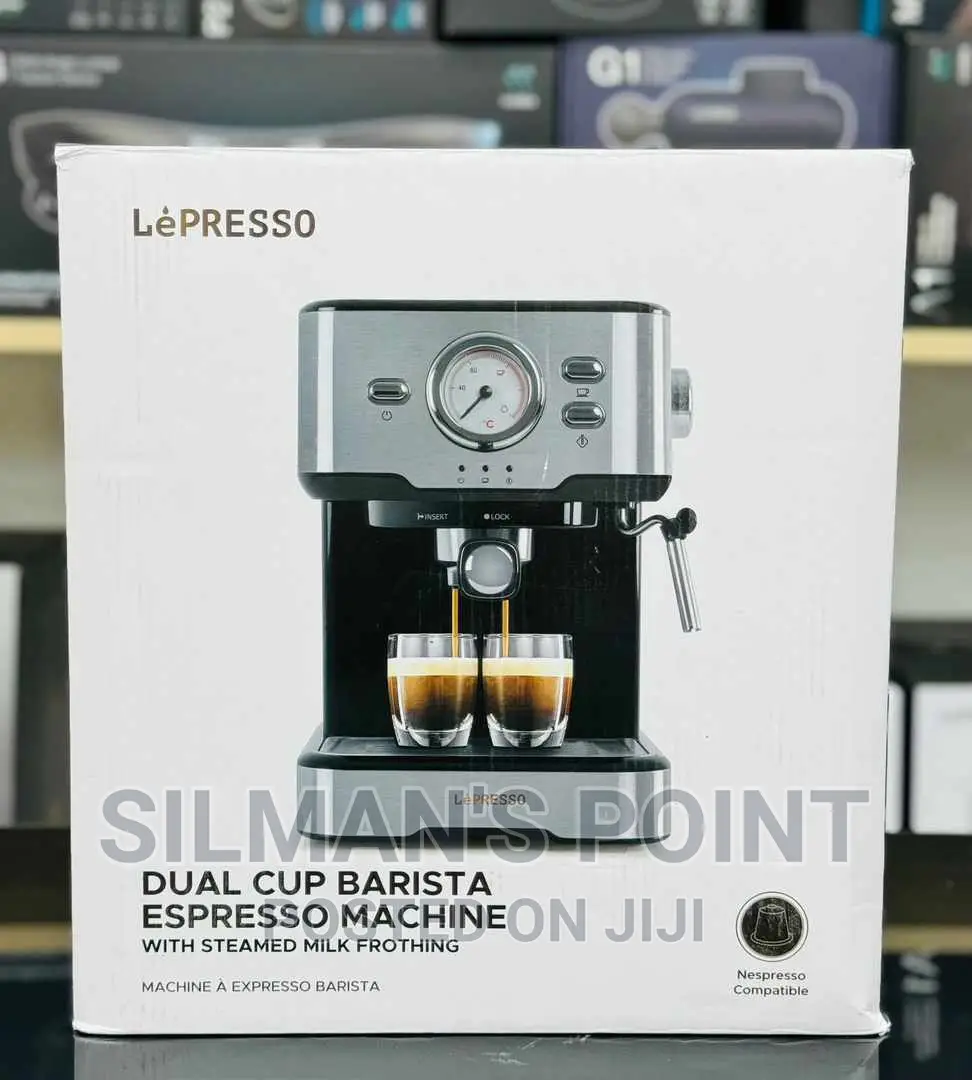 Lepresso Dual Cup Barista Espresso Machine