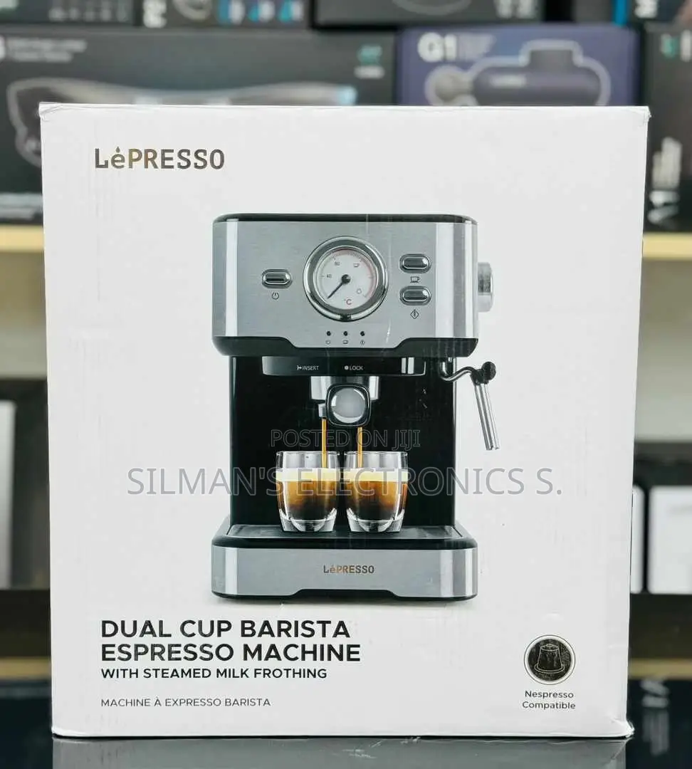 Lepresso Dual Cup Barista Espresso Machine