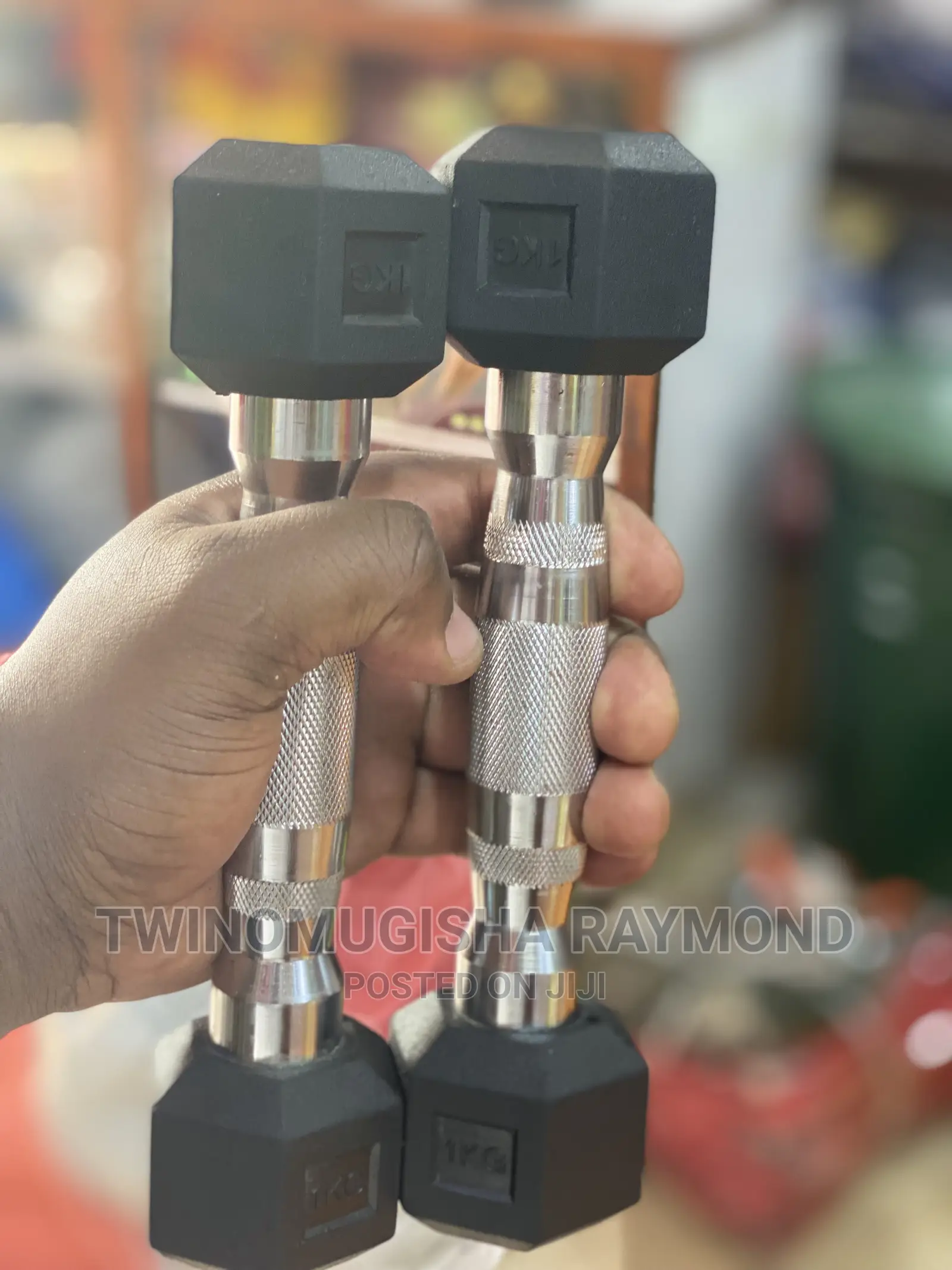 Hexagonal Dumbbells - 1kg