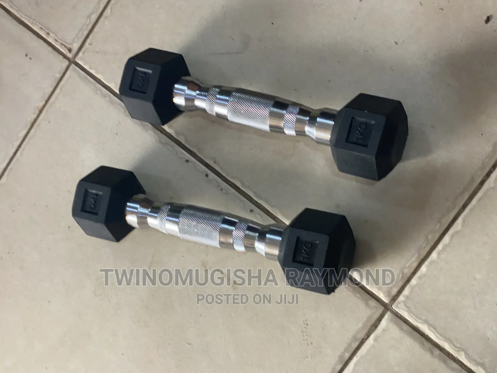 Hexagonal Dumbbells - 1kg