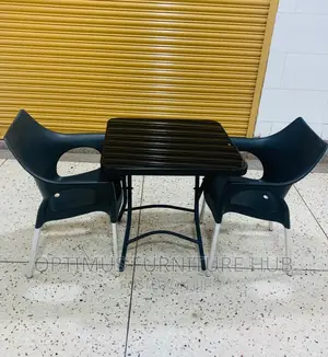 Glass Table and Chair
