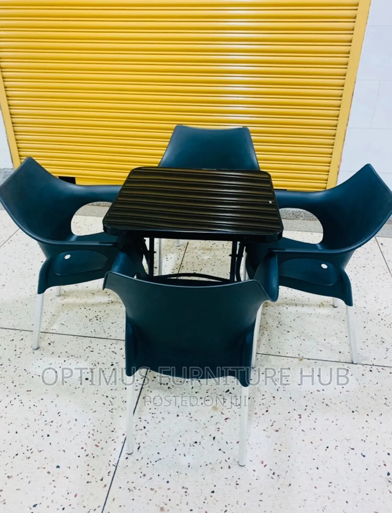 Square Table and Four Chairs
