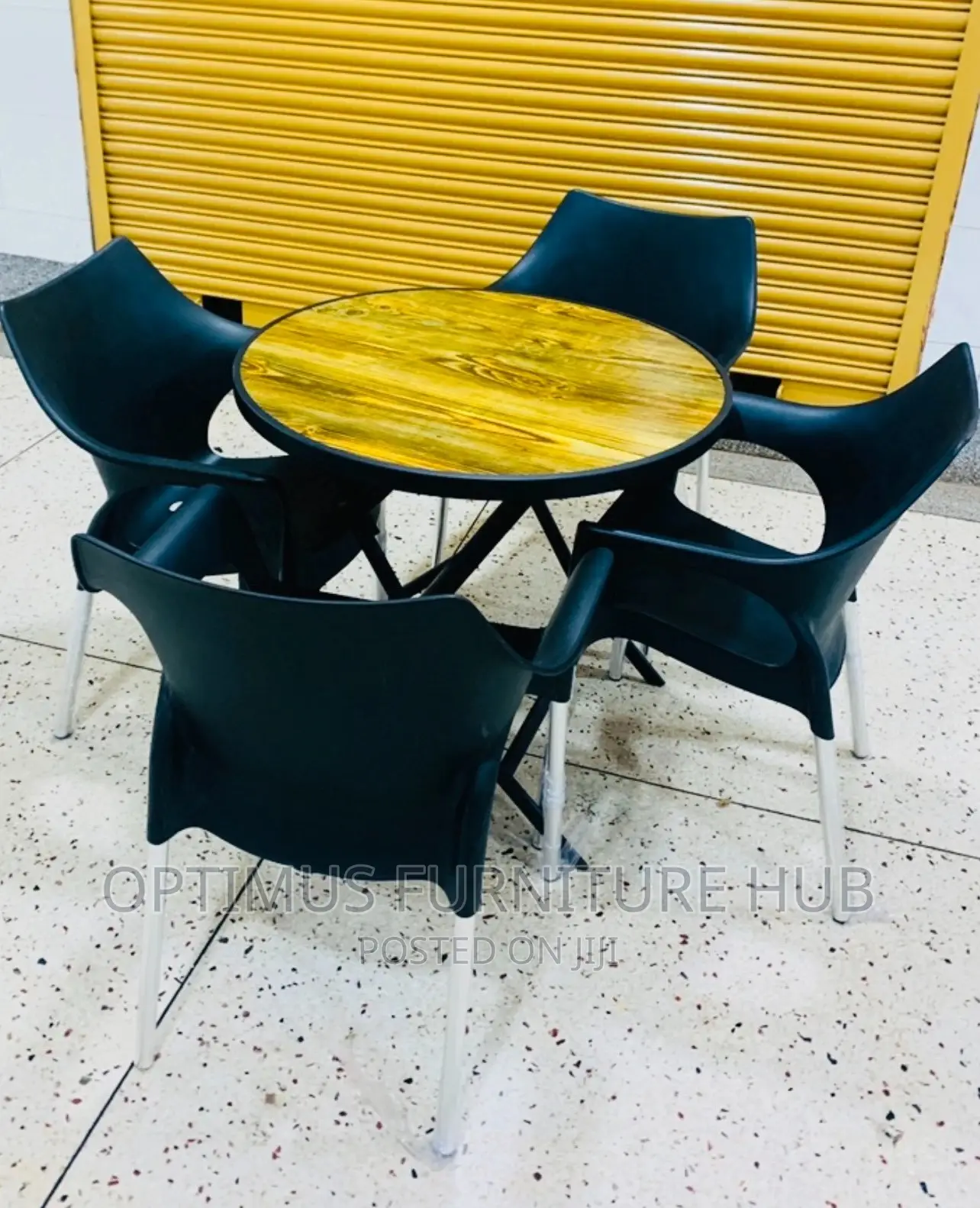 Round Table and Four Chairs