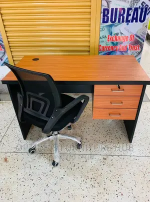Office Chair and Desk