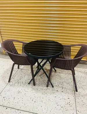 Brown Chairs and Table