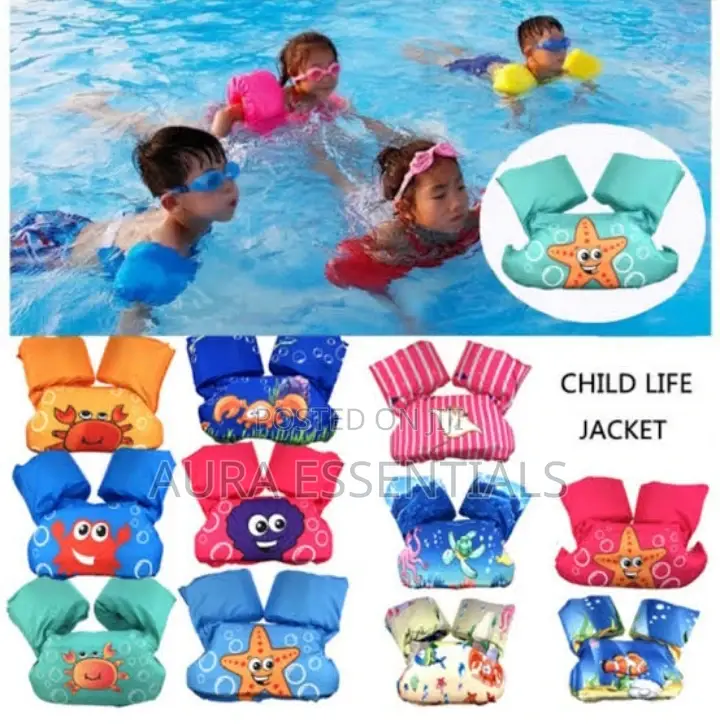 Toddler Swim Vest Kids Adjustable Strap Swimming Jacket