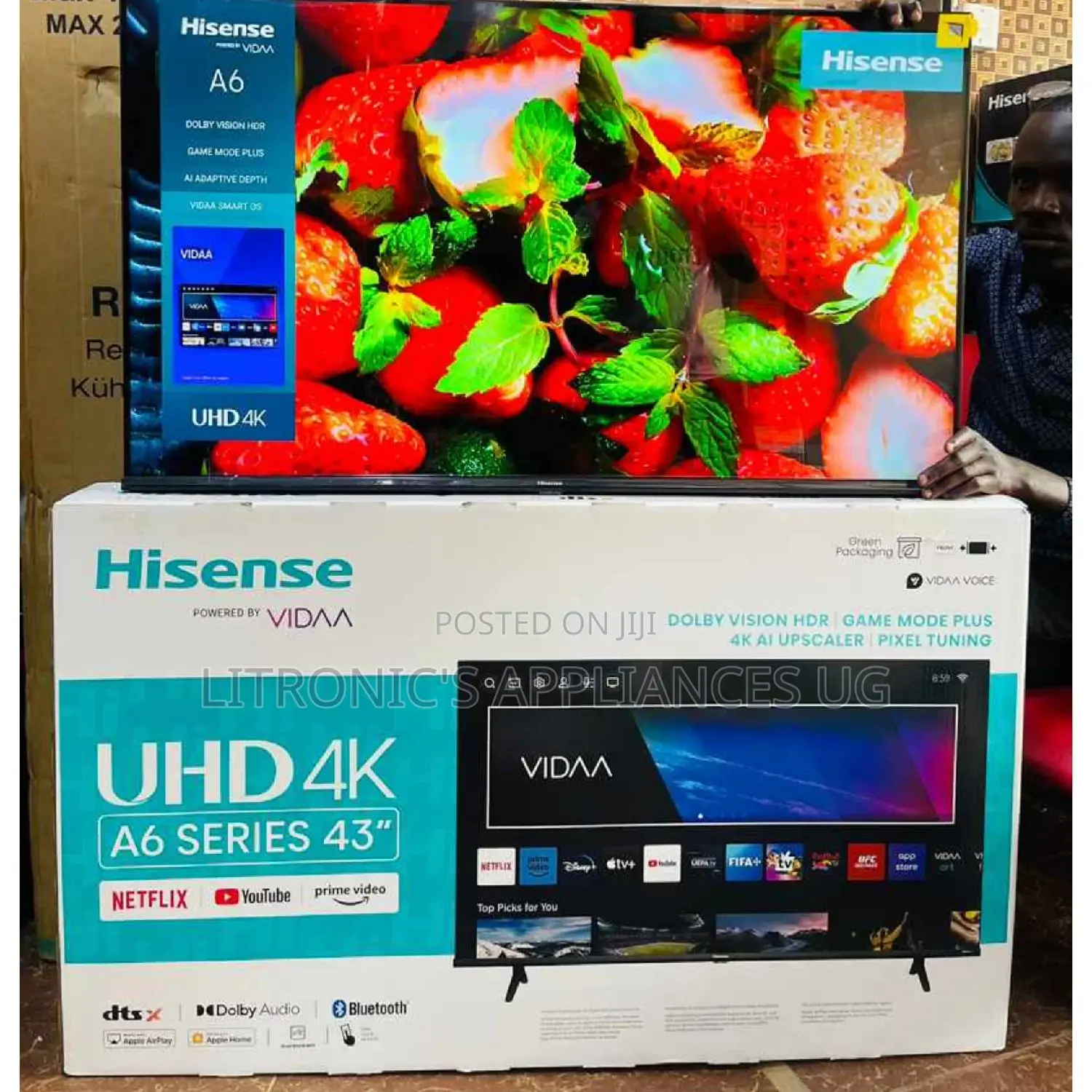 Uled 55inc Hisense Flat Screen