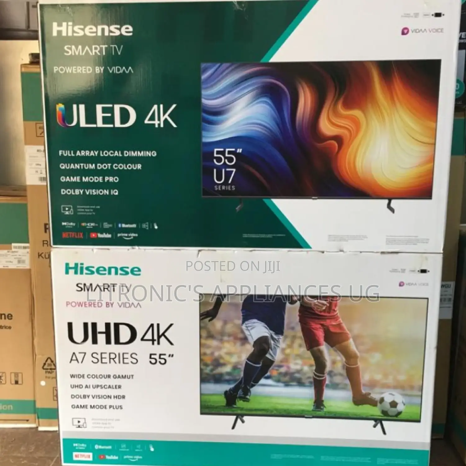 Uled 55inc Hisense Flat Screen