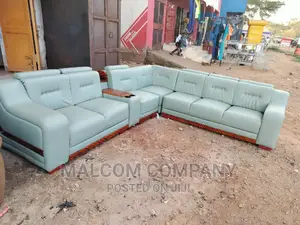 L Leathered Sofa Chairs