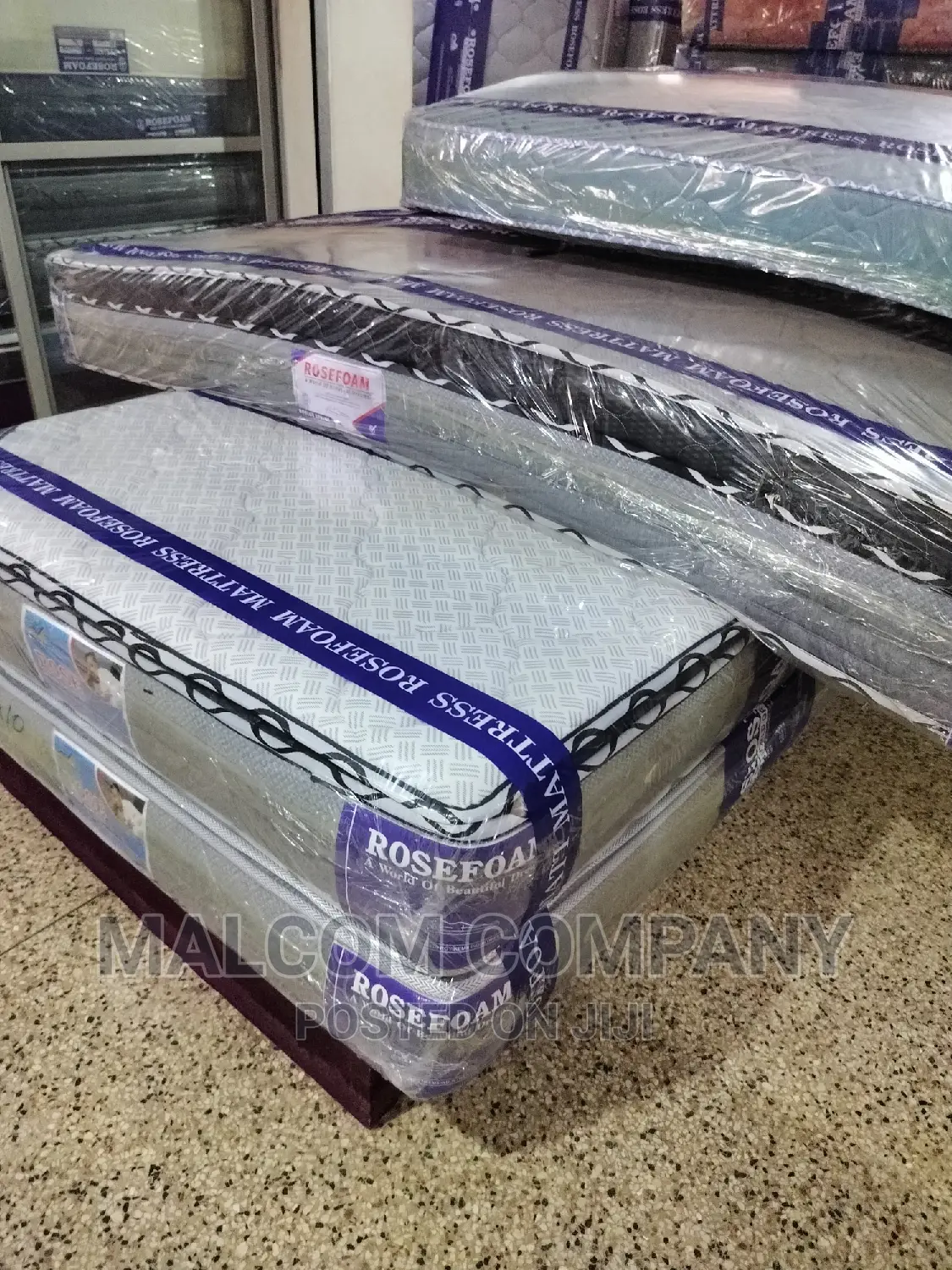 6by6 10 Inches Rosefoam Spring Mattress