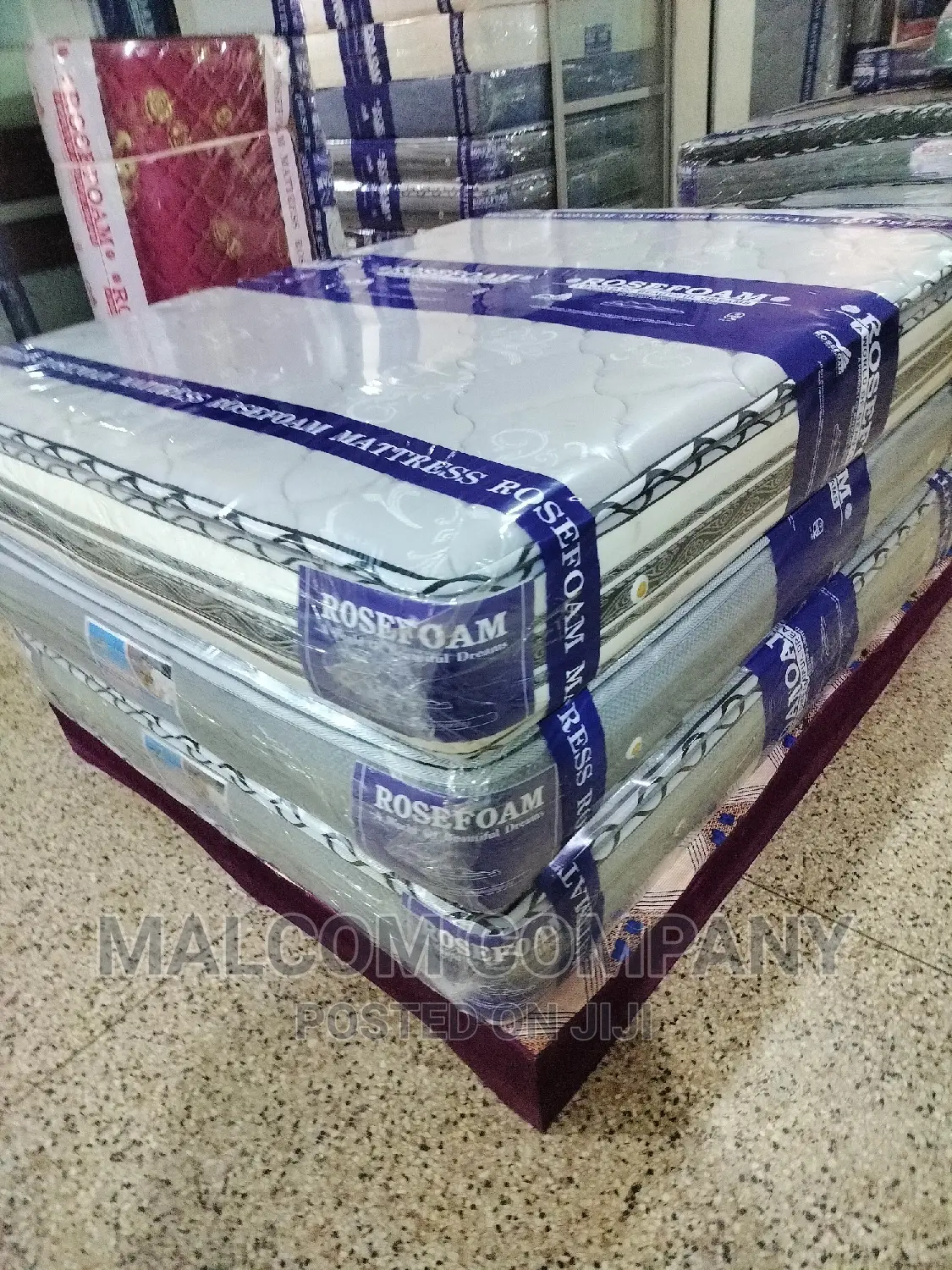 6by6 10 Inches Rosefoam Spring Mattress