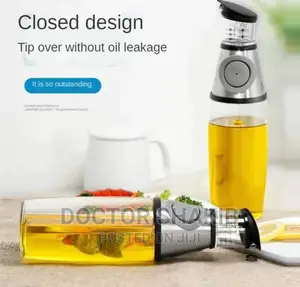 Glass Oil Vinegar Canisters and Dispenser