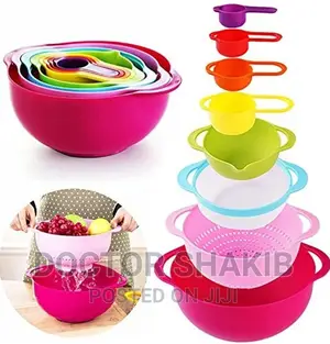 8 Set of Measuring and Mixing Bowls