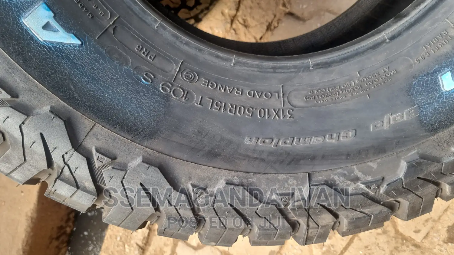 31×10.5r15 Bf Goodrich Made in USA Brand New Tire