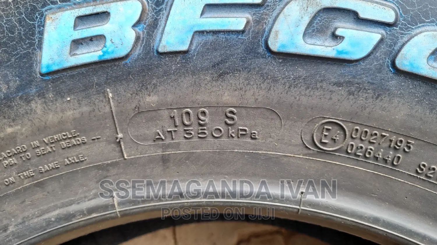 31×10.5r15 Bf Goodrich Made in USA Brand New Tire
