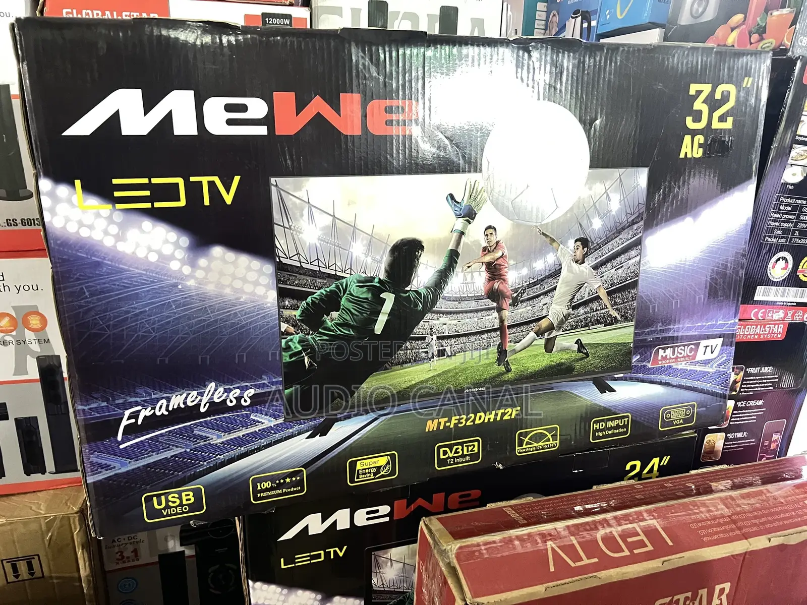 Mewe 32” Super HD and HDR Tv