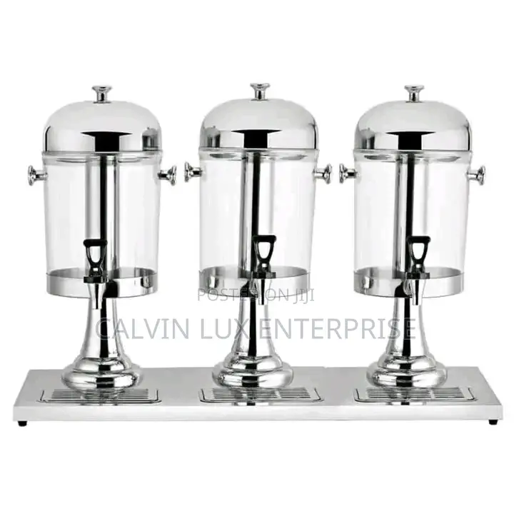 Juice Display Dispenser Manual Tripple