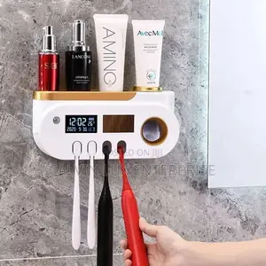 Tooth Brush and Paste Dispenser