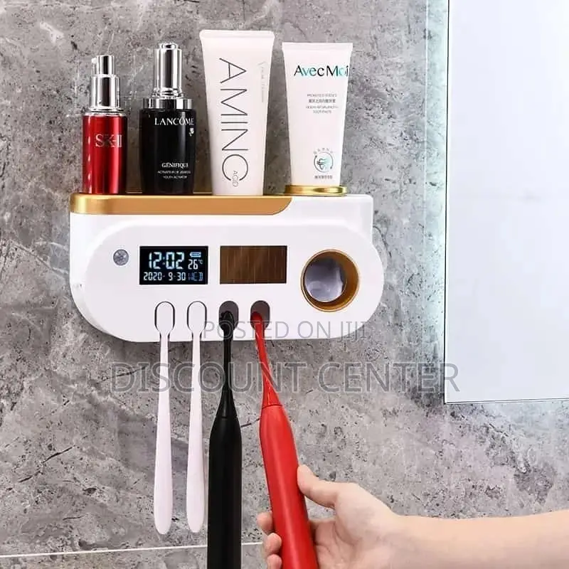 Tooth Brush and Paste Dispenser
