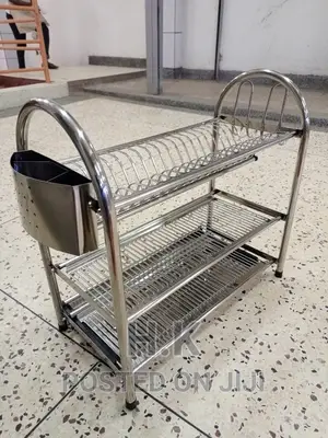3tier Dishes Racker (Stainless Steel)
