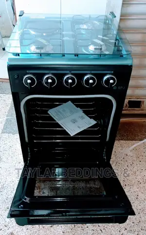 SPJ 4 Burner Gas Cooker 50x50cm – Black