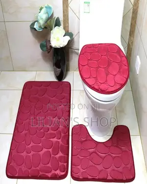 3pcs Toilet Mat