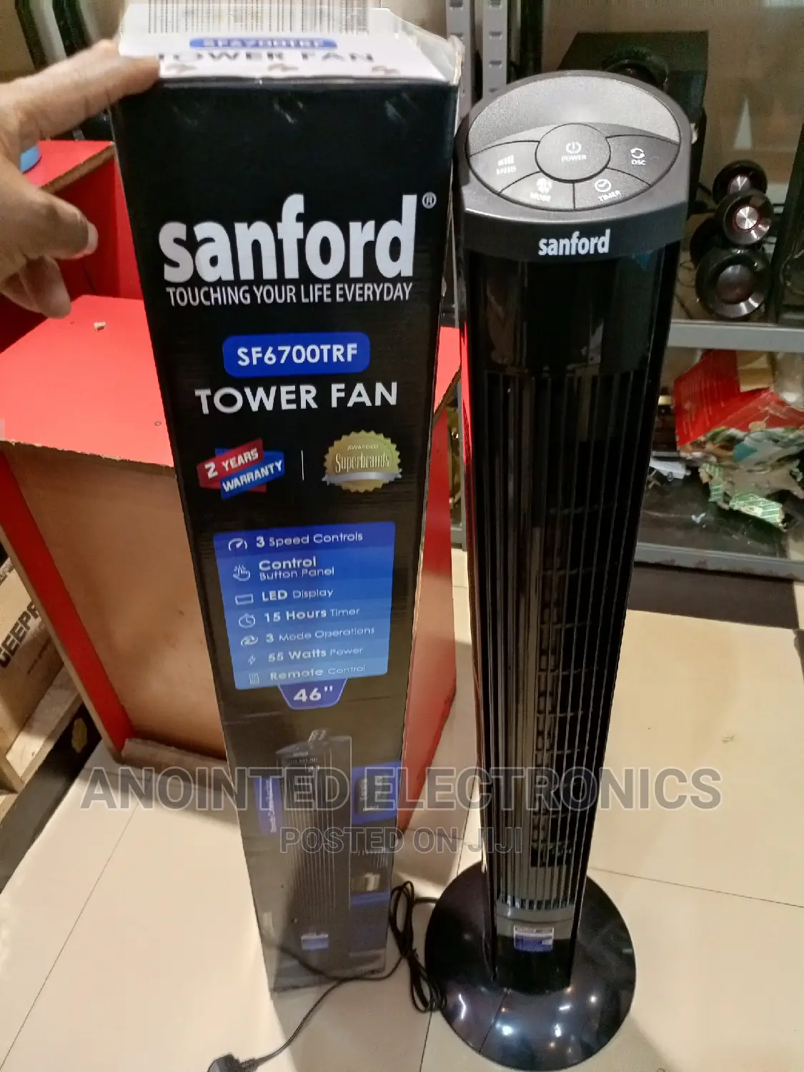 Sanford Tower Fans Available 46" With a Remote