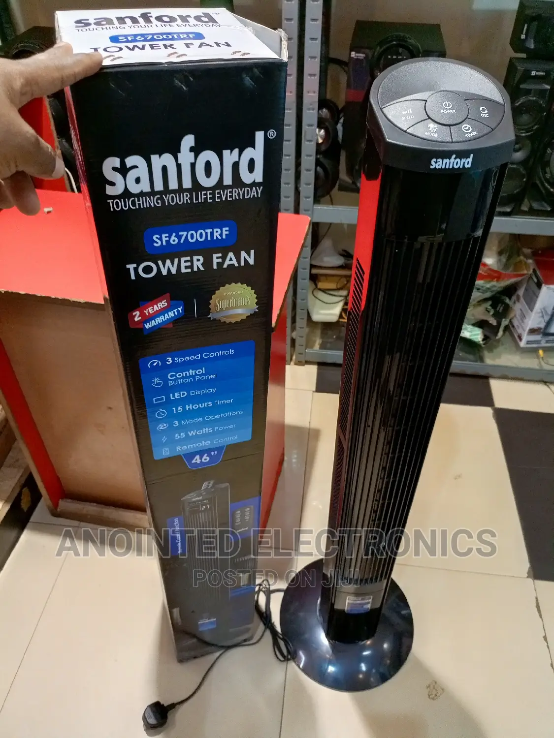 Sanford Tower Fans Available 46" With a Remote in Central Division