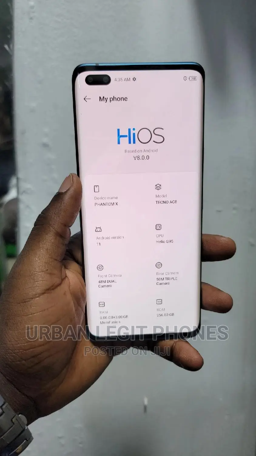 Tecno Phantom X 256 GB Blue