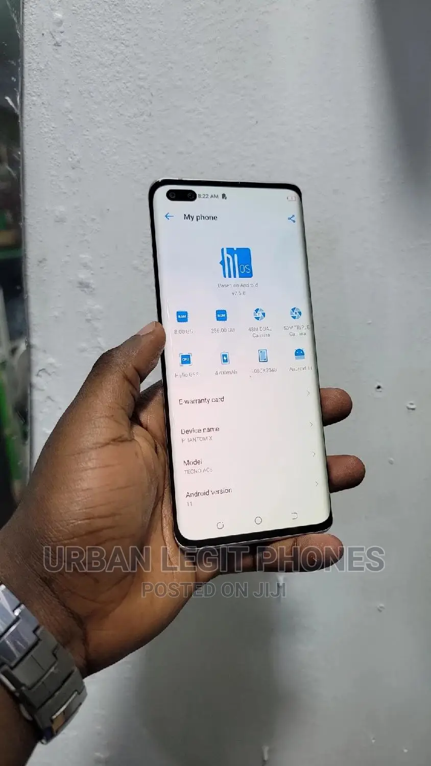 Tecno Phantom X 256 GB Blue