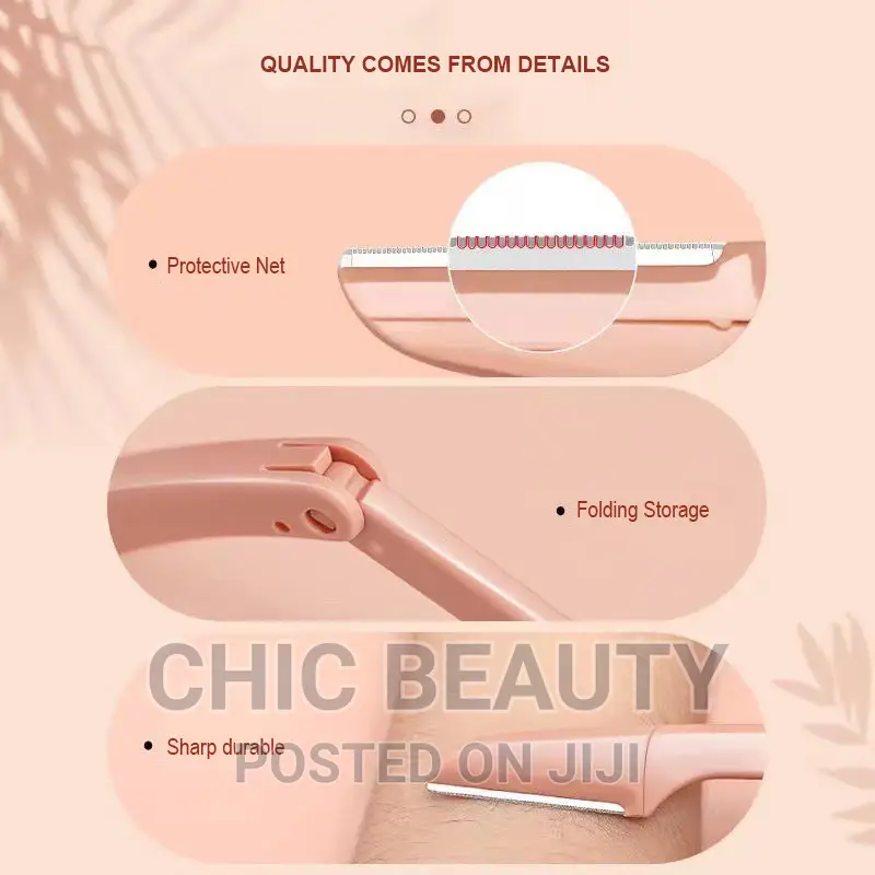 Eyebrow Trimmer/ Facial Hair Razor 3 Pieces in a Pack