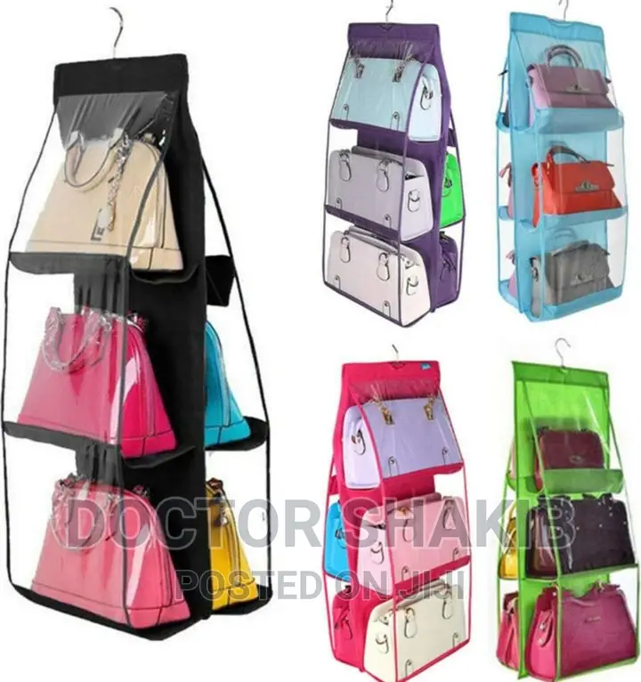 6\8 Grids Foldable Hanging Storage Bag