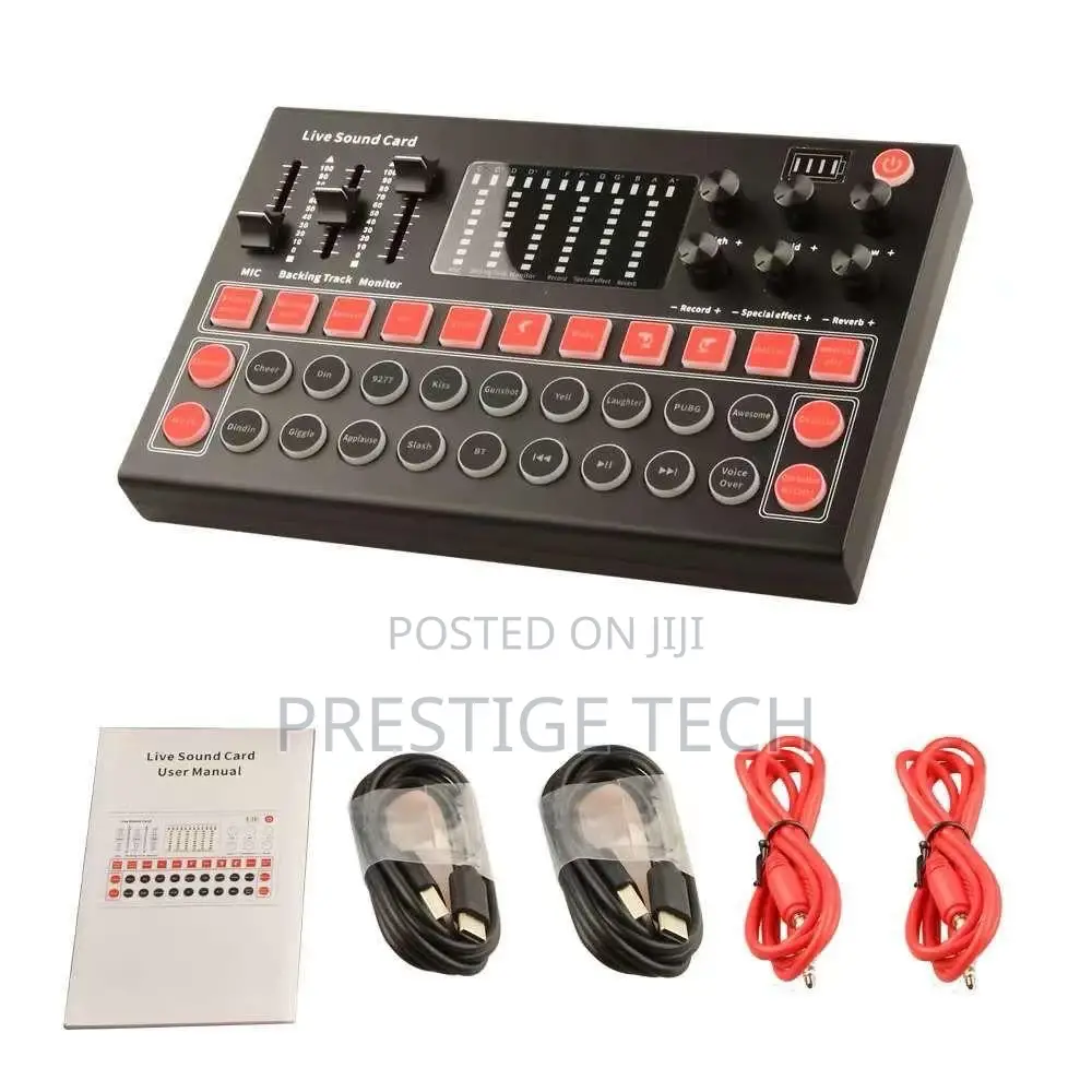 M9 High Quality Live Soundcard For Mobile And Computer Use