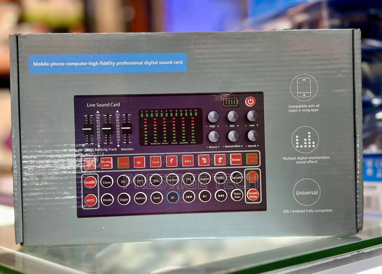 M9 High Quality Live Soundcard For Mobile And Computer Use