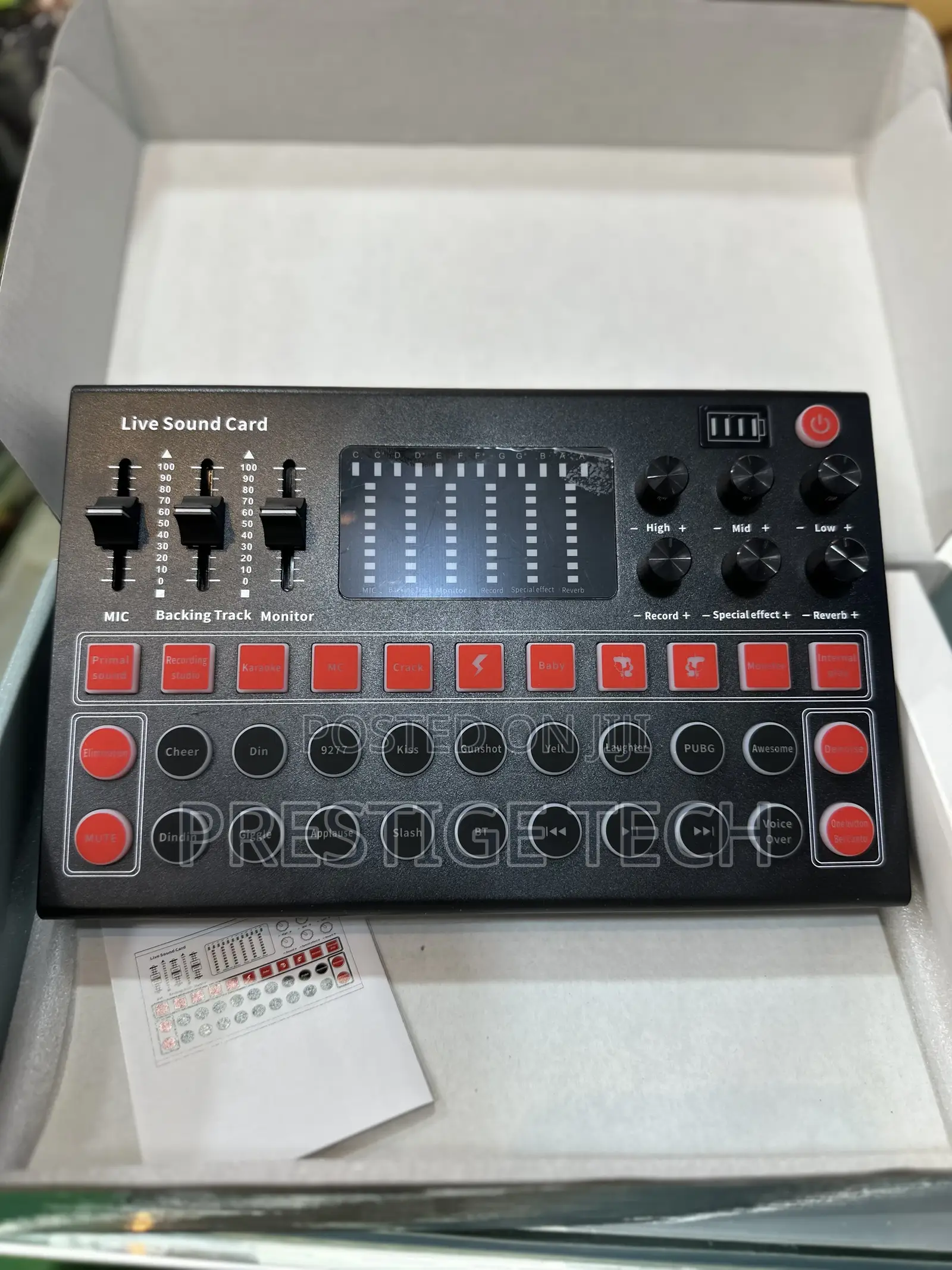 M9 High Quality Live Soundcard For Mobile And Computer Use