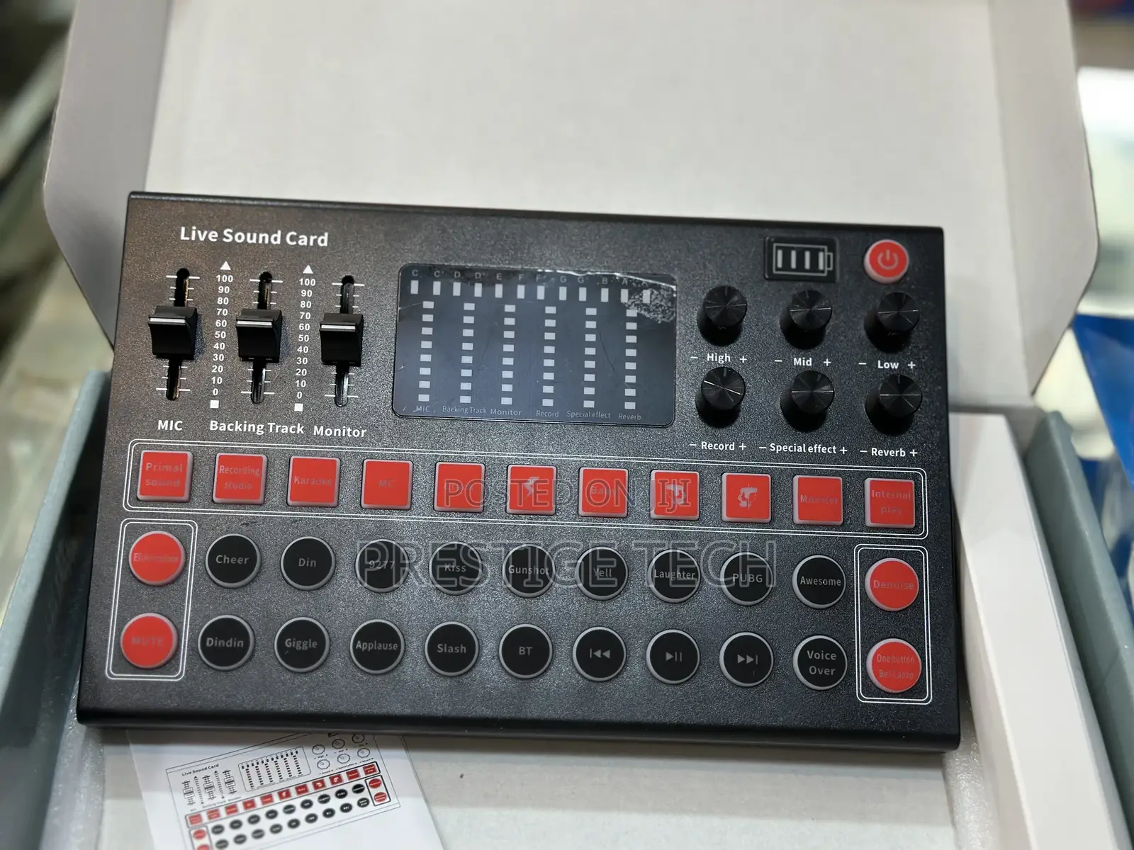 M9 High Quality Live Soundcard For Mobile And Computer Use
