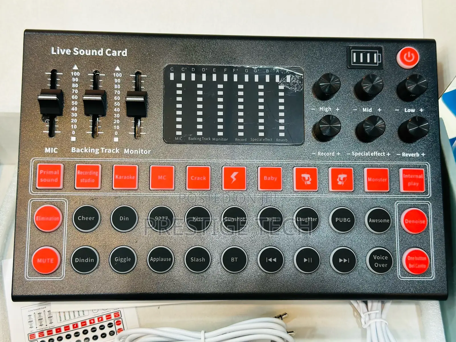 M9 High Quality Live Soundcard For Mobile And Computer Use