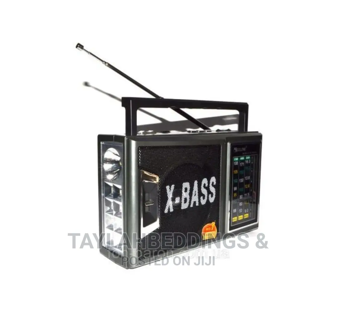 Origaudio X-Bass Rechargeable FM Radio With SD Card Flash