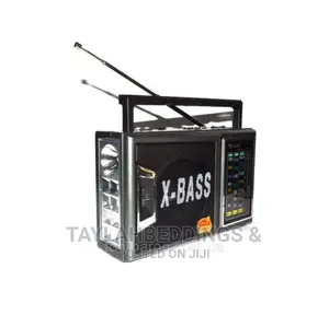 Origaudio X-Bass Rechargeable FM Radio With SD Card Flash
