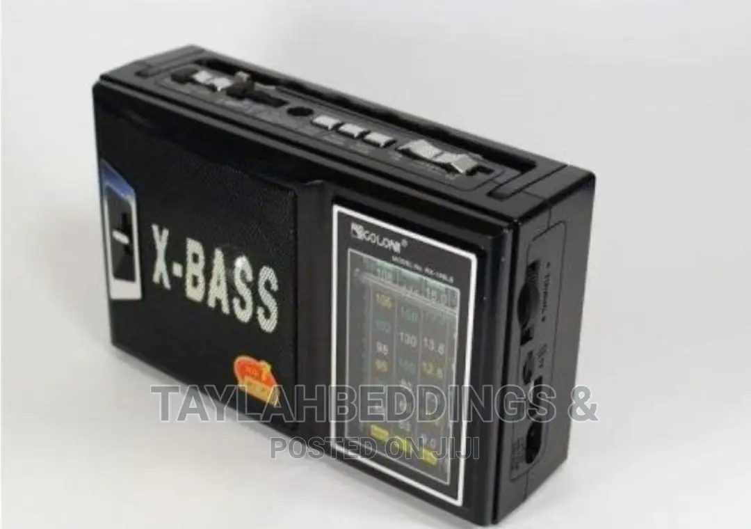 Origaudio X-Bass Rechargeable FM Radio With SD Card Flash