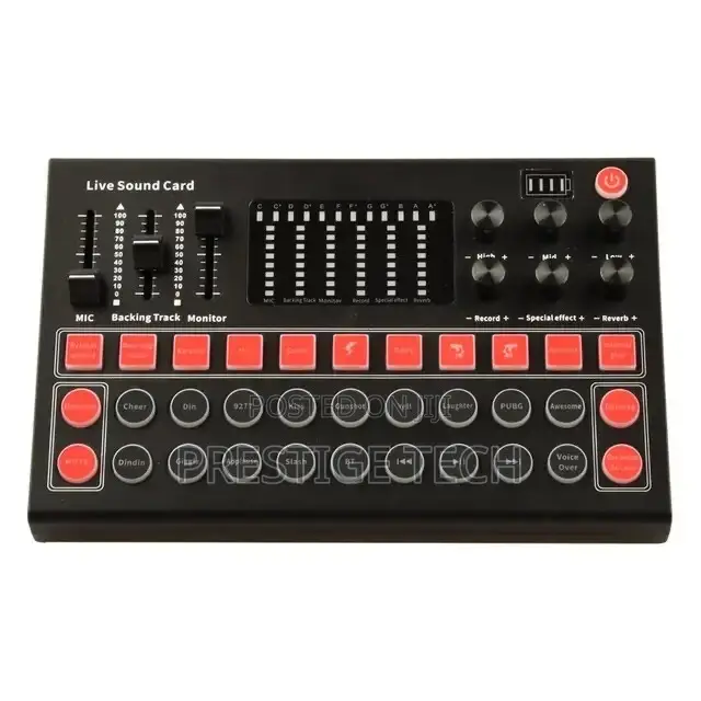 M9 High Quality Live Soundcard For Mobile And Computer Use